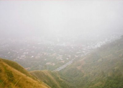 Caracas through the clouds