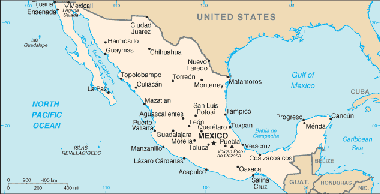 map of Mexico