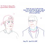 President Trump Sketchbook – Week 14