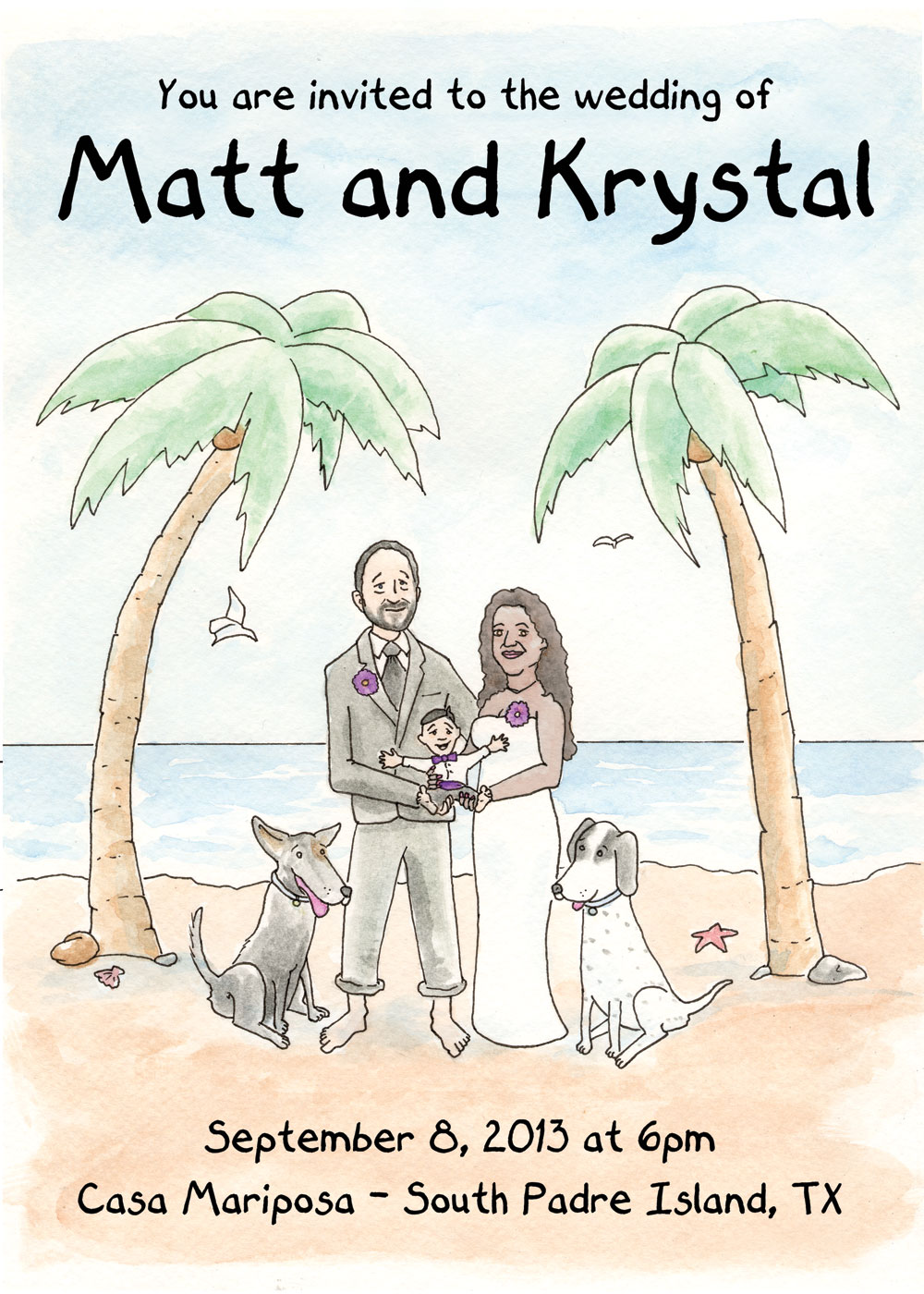 Matt and Krystal’s Wedding Invitation