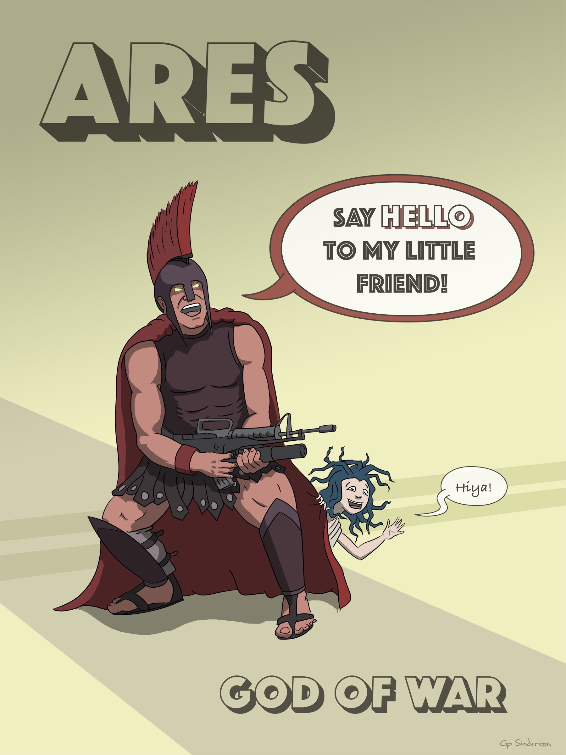 Ares Illustration