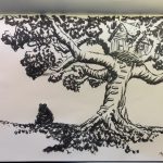Inktober Sketch – Winnie the Pooh Tree