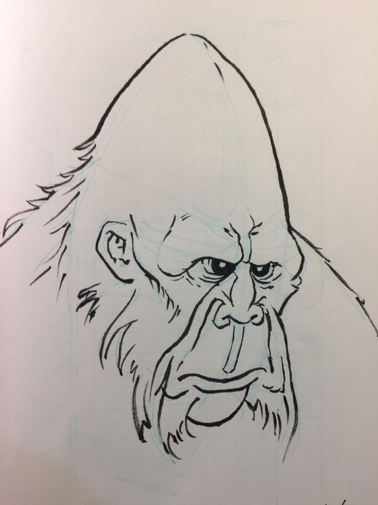 Inktober Sketch – Sasquatch