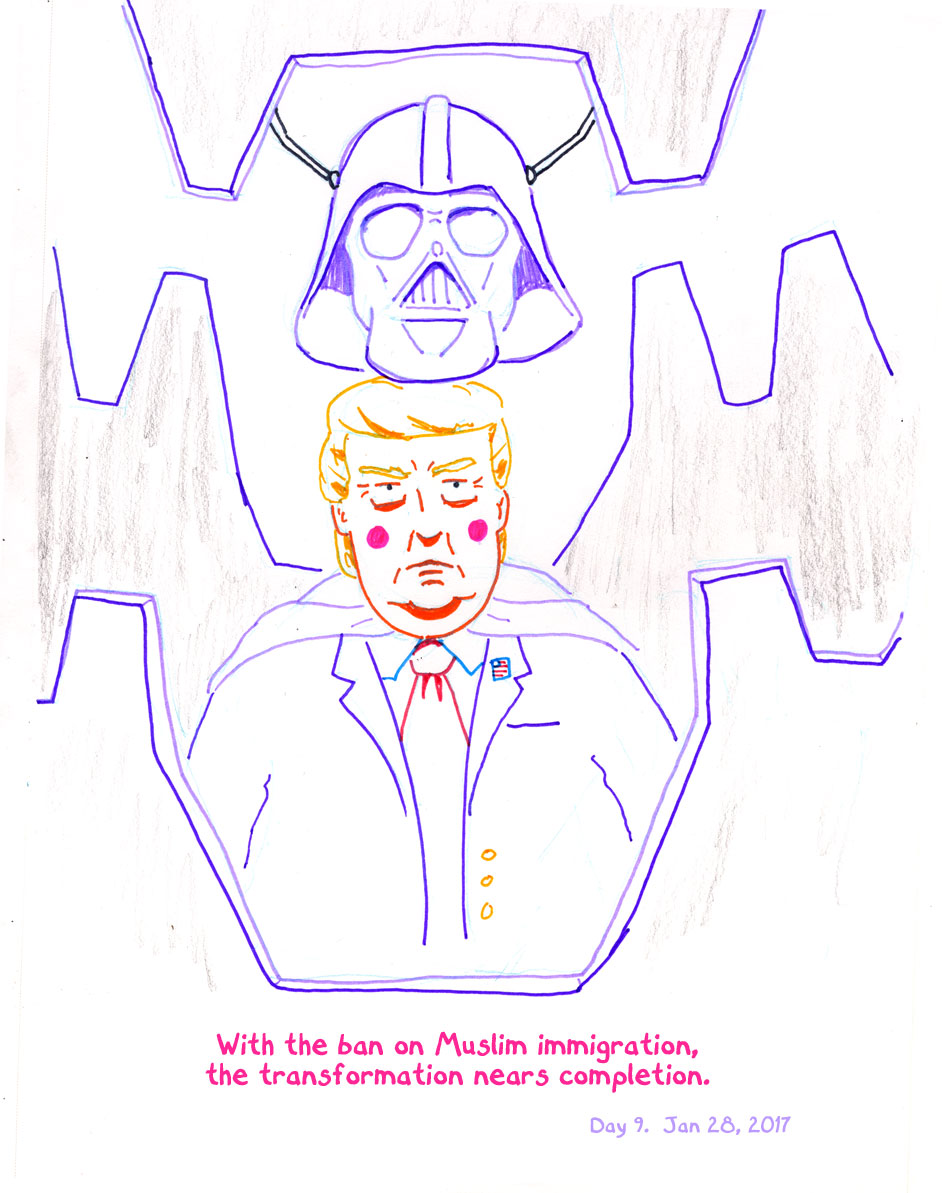 President Trump Sketchbook – Week 2