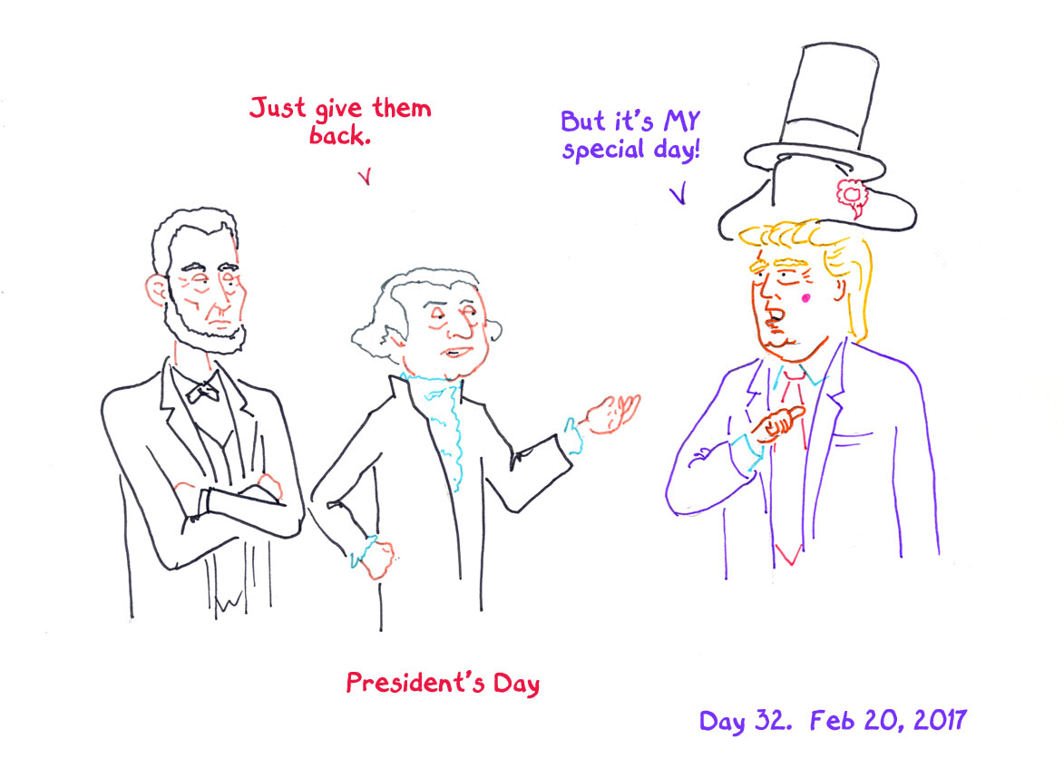 President Trump Sketchbook – Week 5