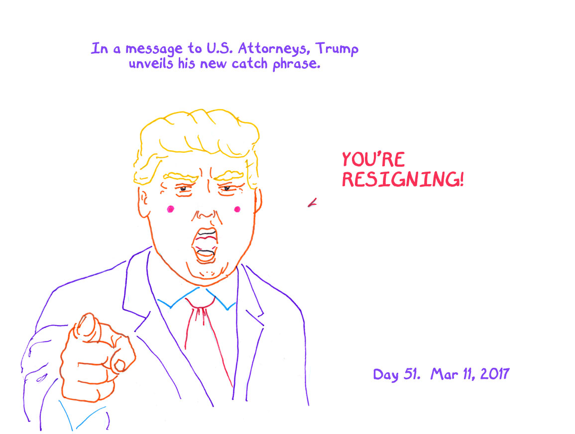 President Trump Sketchbook – Week 8