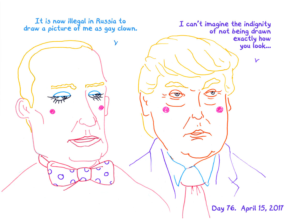 President Trump Sketchbook – Week 11