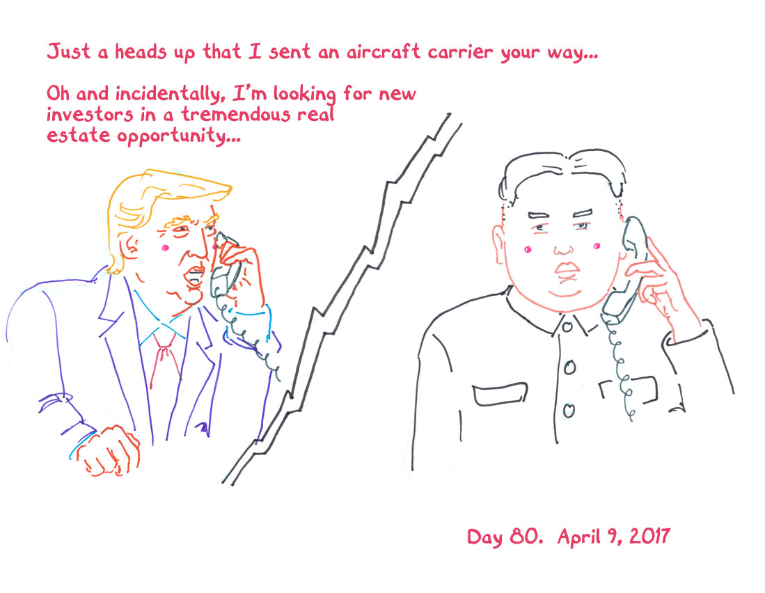 President Trump Sketchbook – Week 12