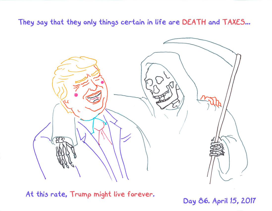 President Trump Sketchbook – Week 13