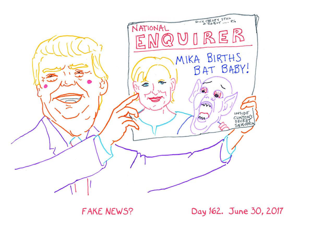 President Trump Sketchbook – Week 24