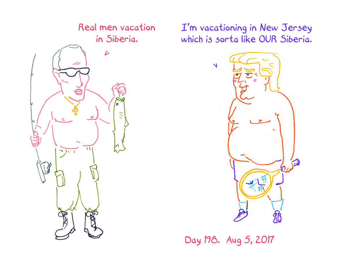 President Trump Sketchbook – Week 29