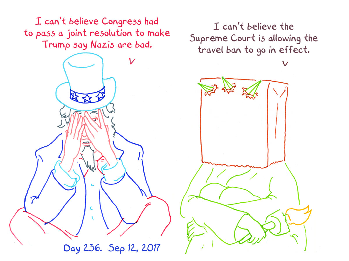 President Trump Sketchbook – Week 34