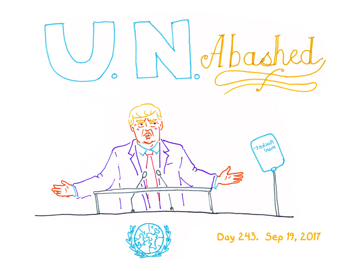 President Trump Sketchbook – Week 35